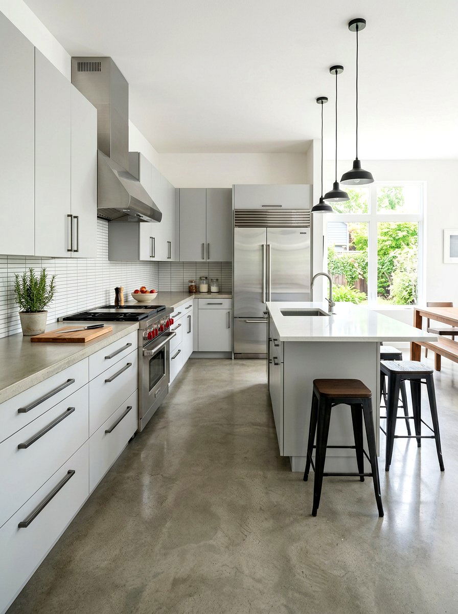Long Gunmetal Pulls Kitchen Cabinets - 30 long pull cabinet ideas