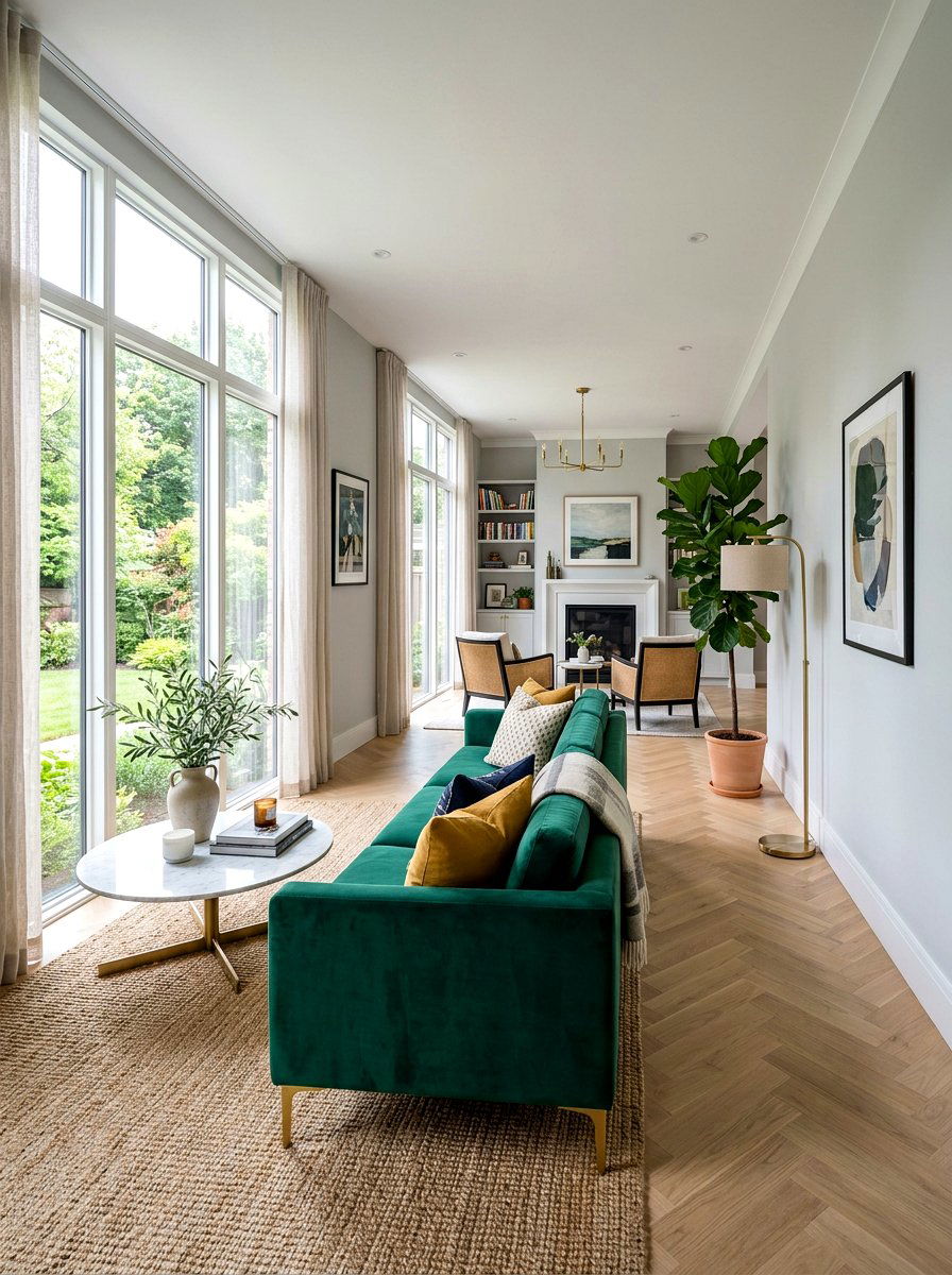 Long Narrow Living Room - 30 rectangle living room layout ideas