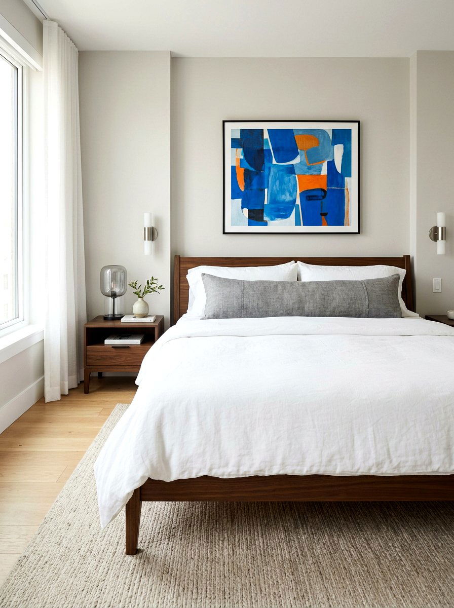 Long bolster pillow - 30 luxury bedscape ideas
