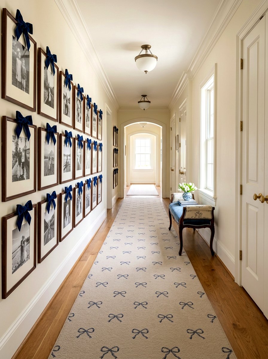 Long hallway bows - 30 bow decor ideas