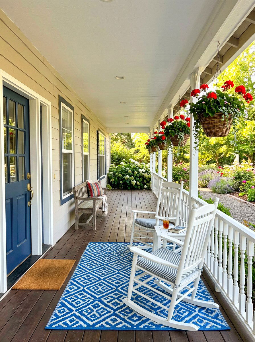 Long narrow front porch furniture - 30 narrow room decorating ideas