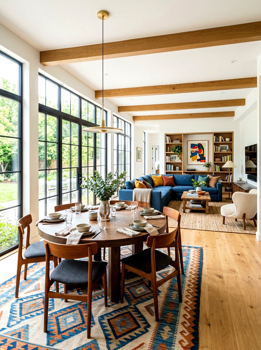 Long room dining area combo - 30 long living room ideas