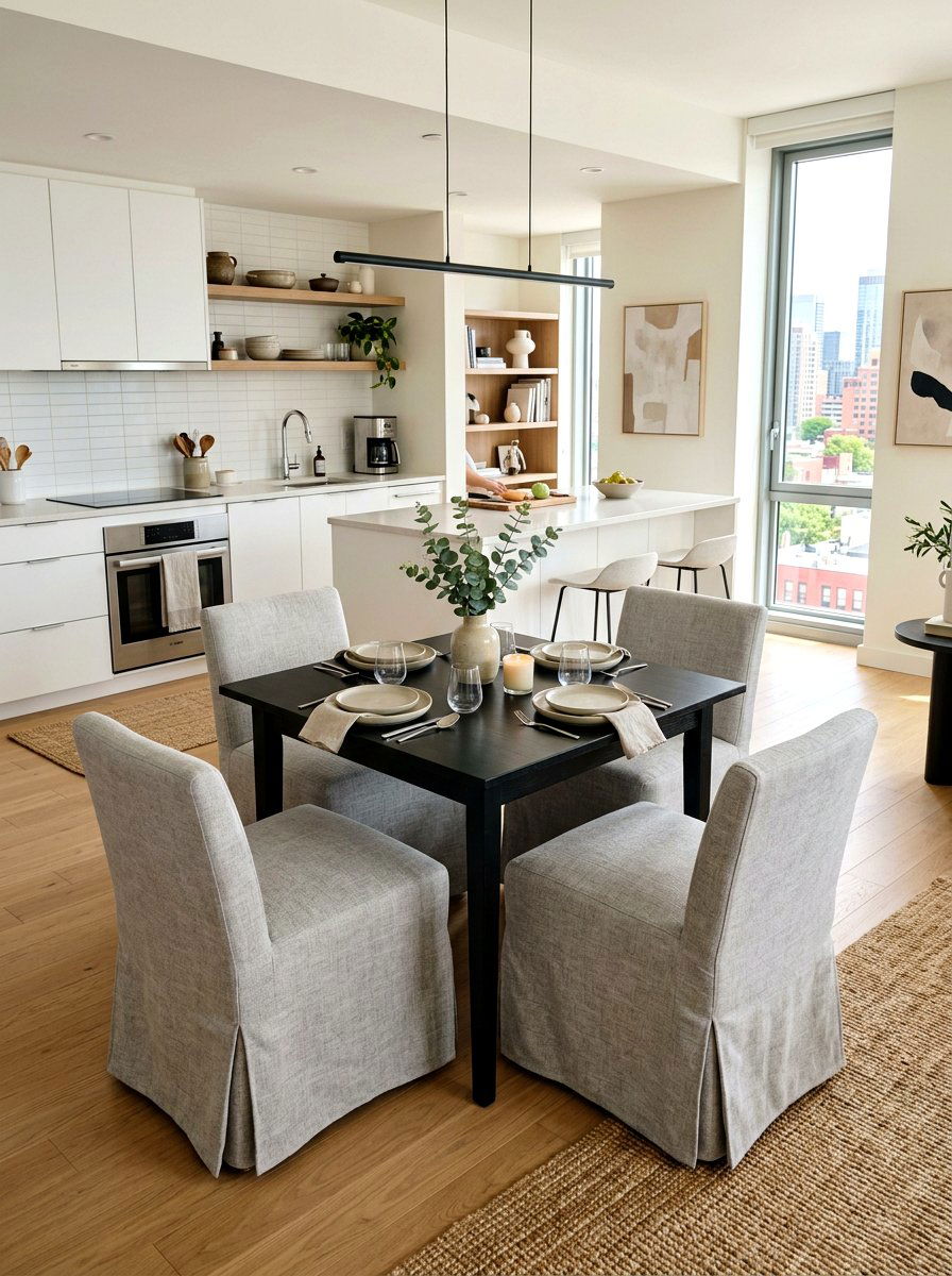 Low Back Skirted Chair - 30 skirted dining chair ideas