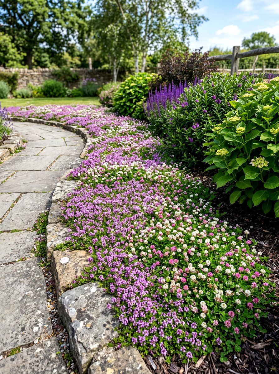 Low Growing Wildflower Groundcover - 30 wildflower garden ideas