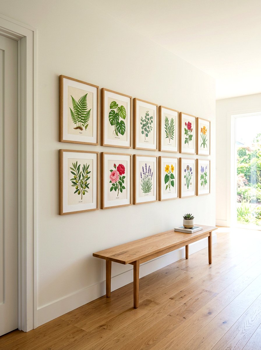 Low Hanging Eye Level Wall Art - 30 Montessori playroom ideas