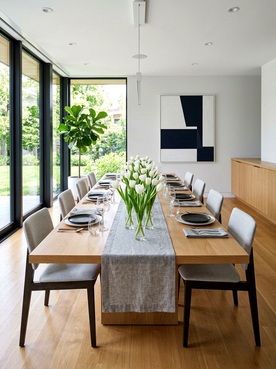 Low Linear - 30 formal table setting ideas