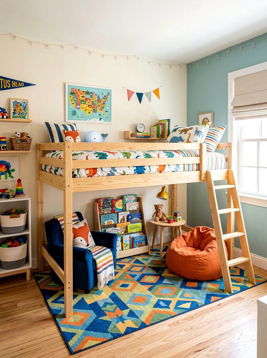 Low Loft Wood Bed - 30 wood bed frame ideas
