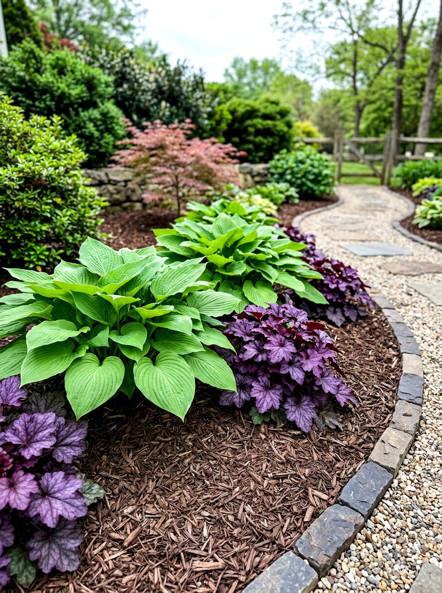 Low Maintenance Bed - 30 front yard flower bed ideas