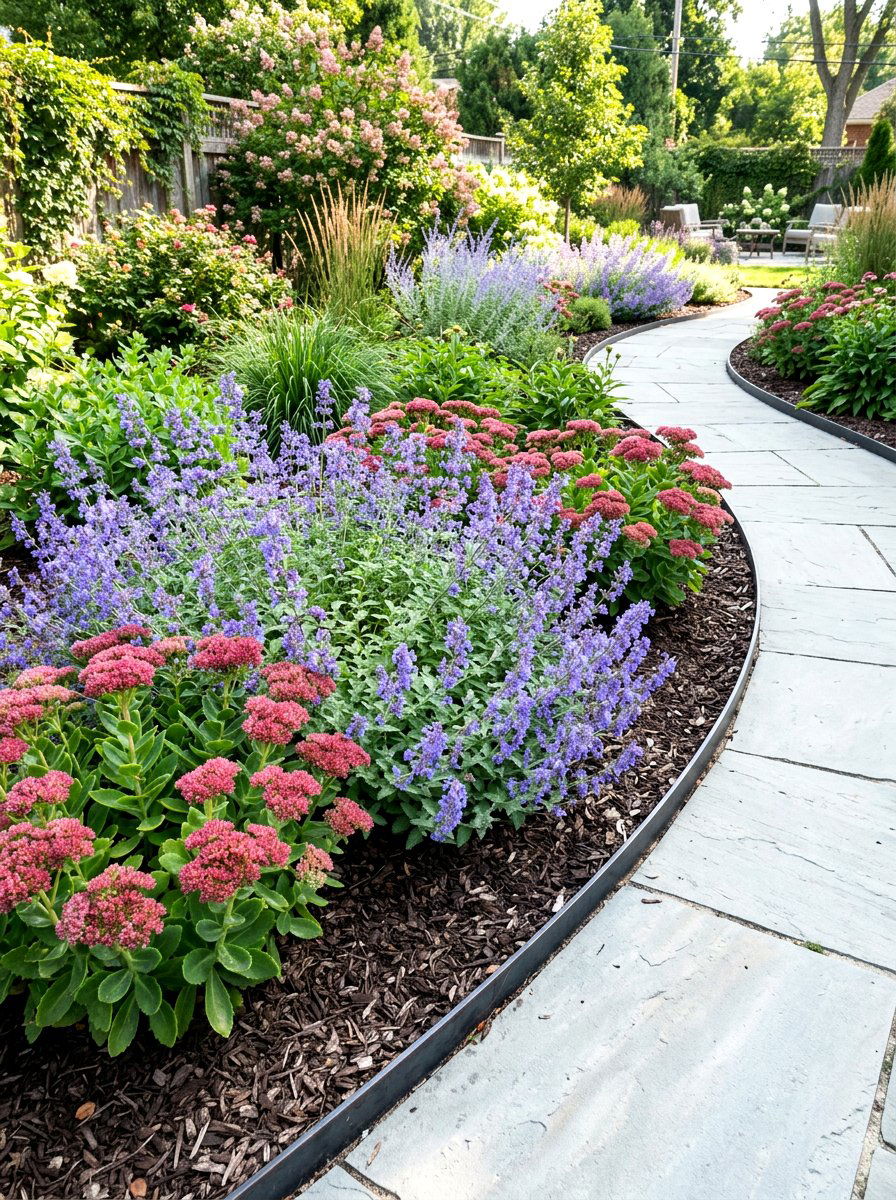 Low Maintenance Border - 30 perennial border ideas