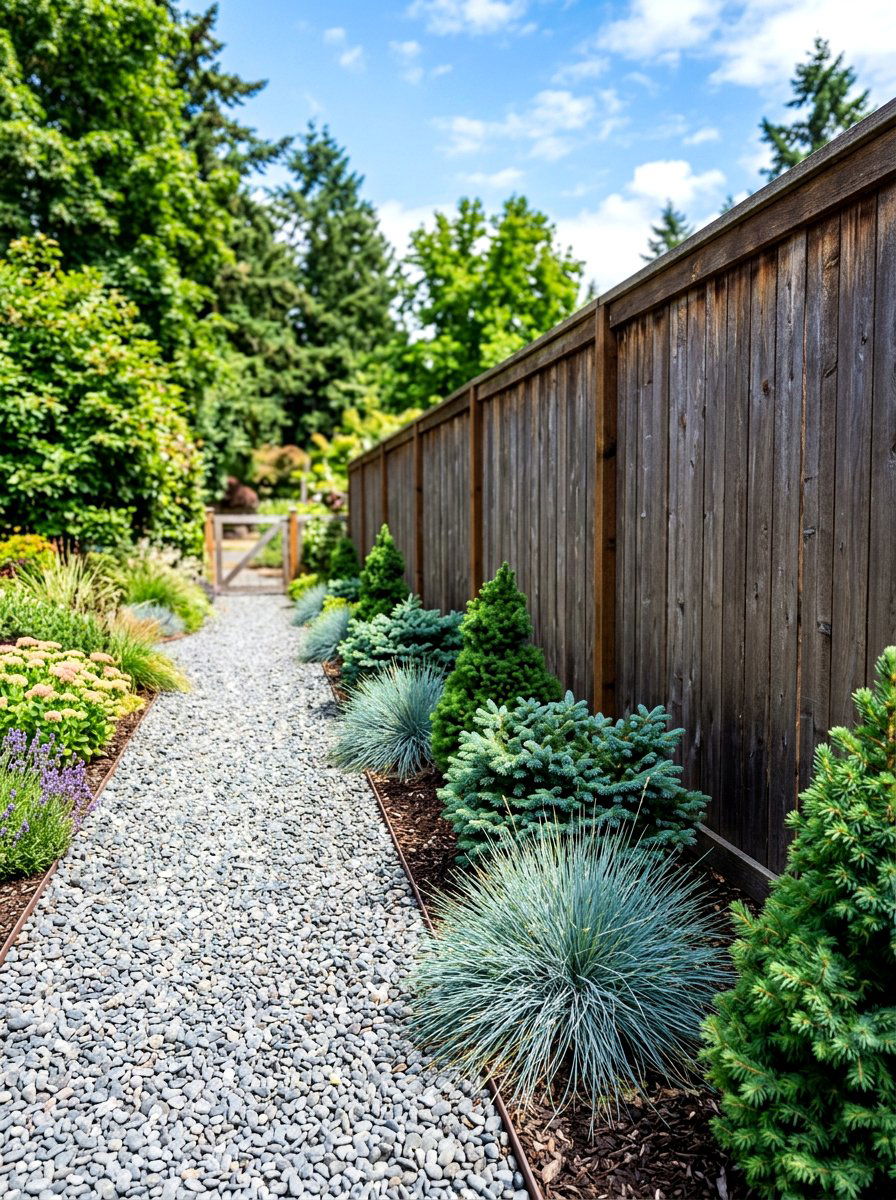 Low Maintenance Fence Landscaping - 30 fence landscaping ideas