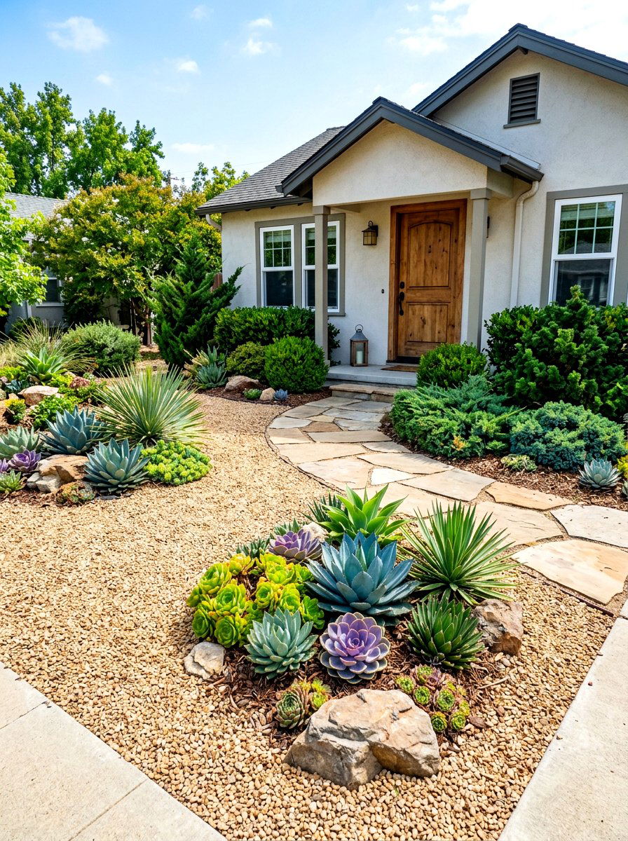Low Maintenance Landscaping - 30 front yard ideas