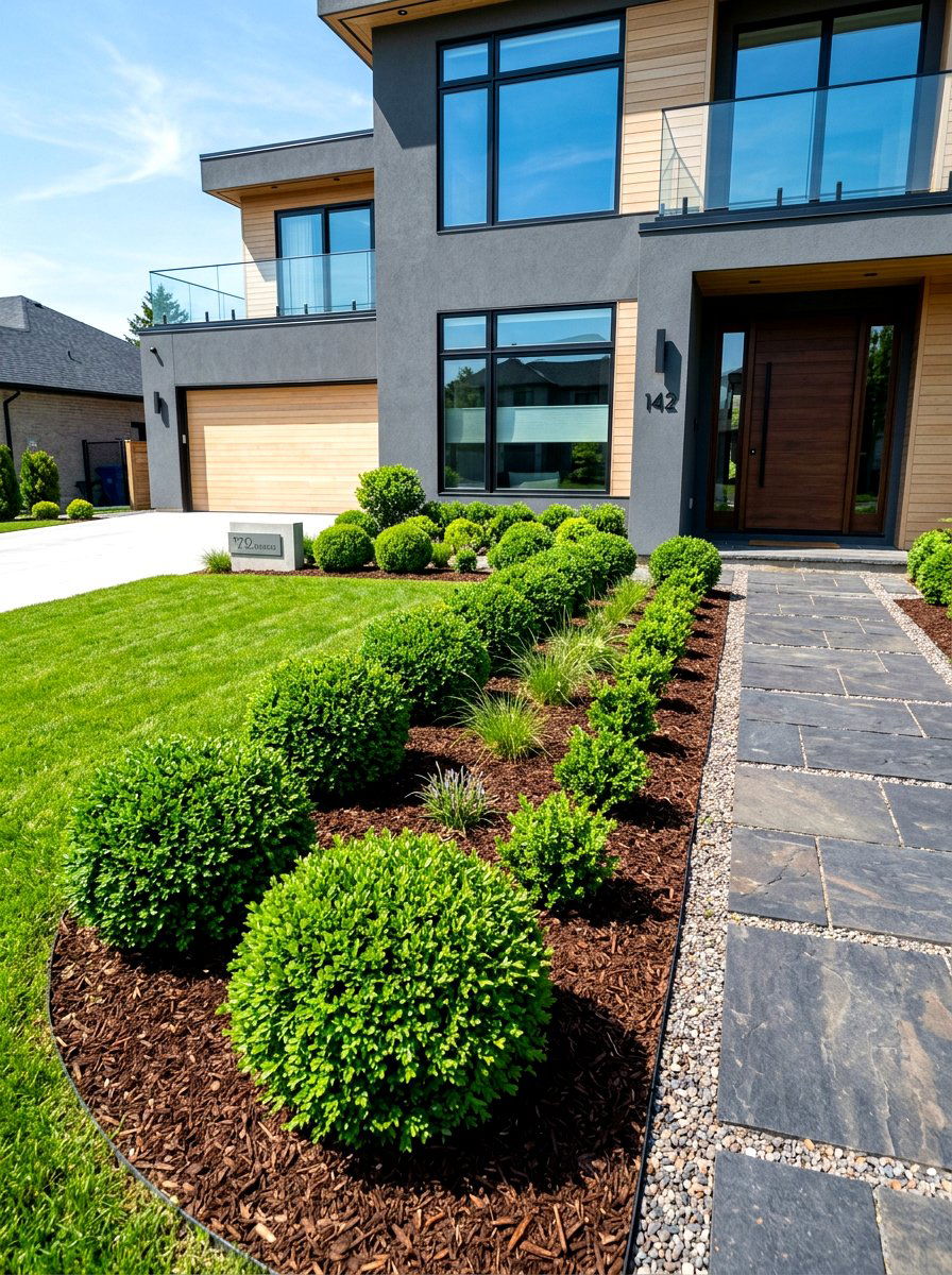 Low Maintenance Shrub - 30 simple landscaping ideas