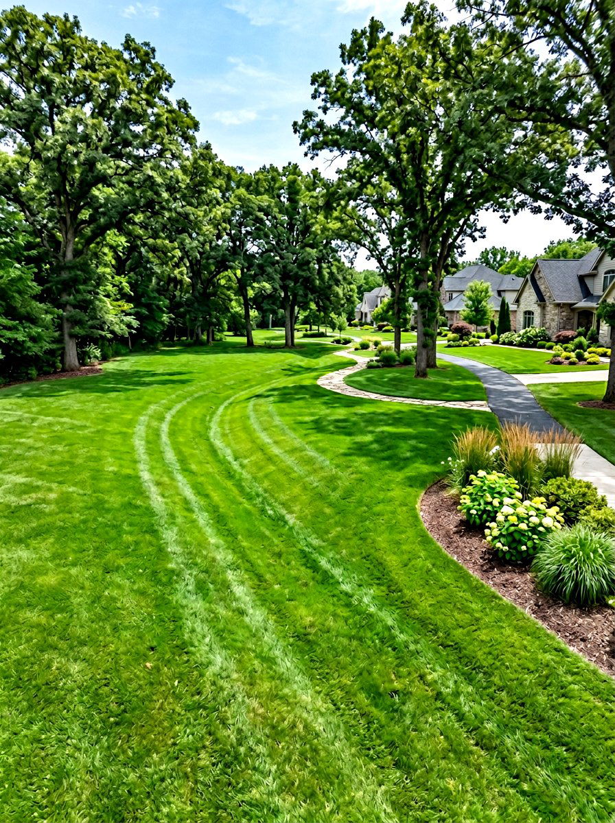 Low Maintenance Turf Swale - 30 swale landscaping ideas