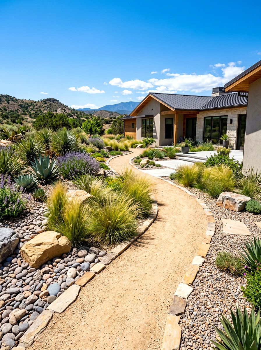 Low Maintenance Xeriscaping - 30 small backyard ideas