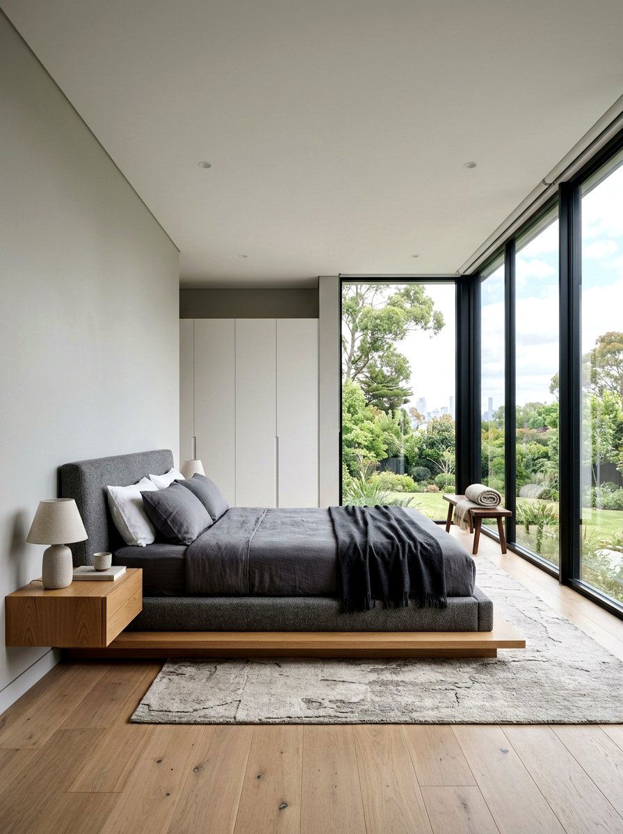 Low Profile Bed - 30 upholstered bed ideas