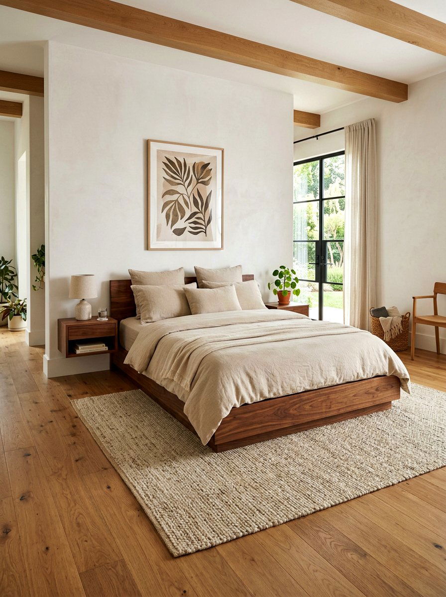 Low Profile Bed - 30 Japandi decor ideas