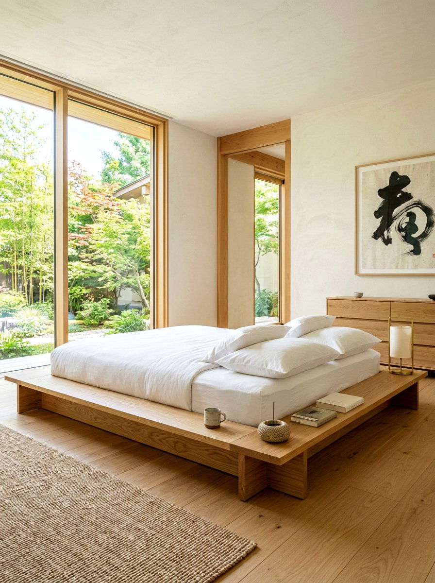 Low Profile Bedroom With Platform Bed - 30 micro living ideas