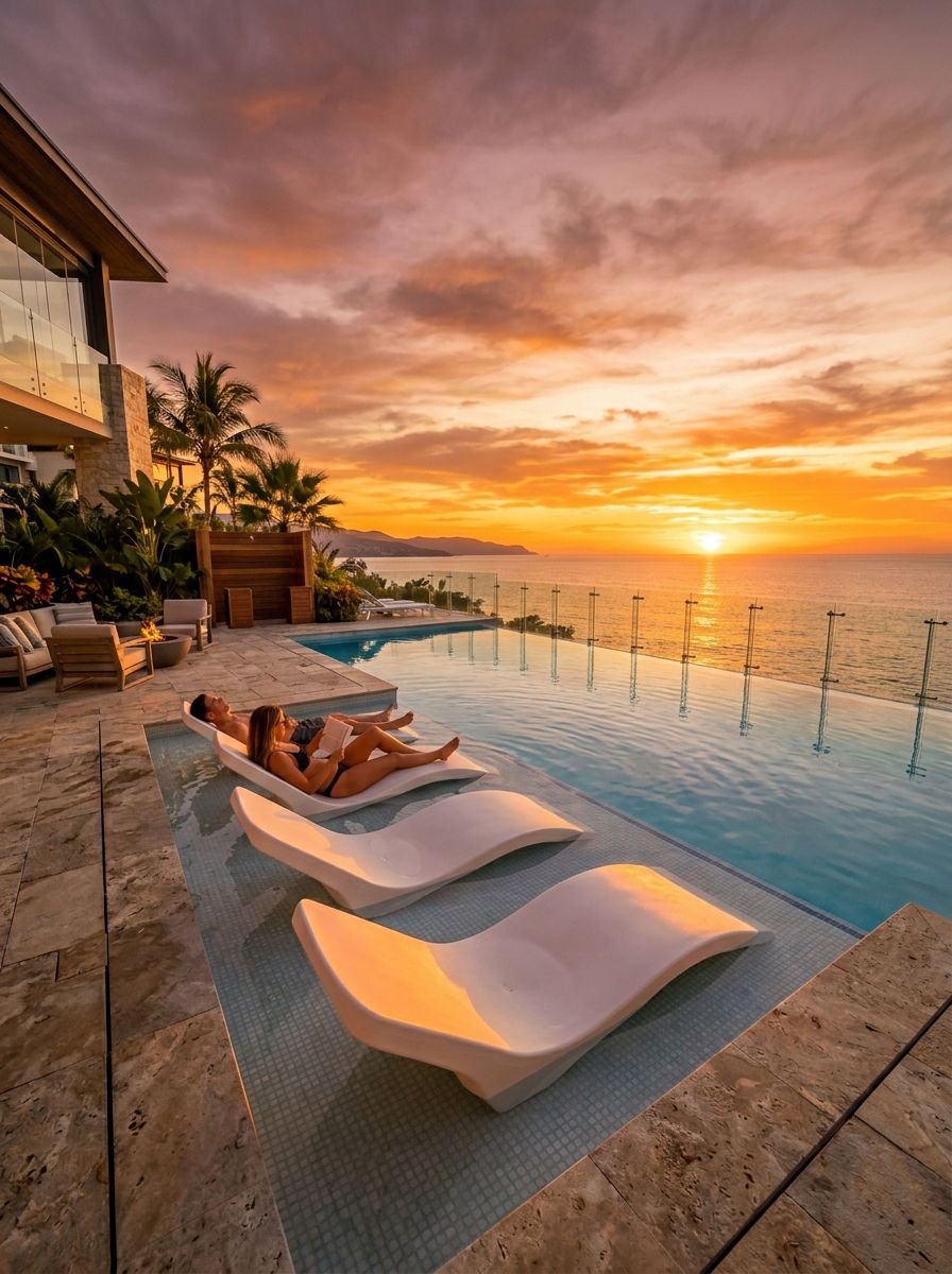 Low Profile Chair Tanning Ledge - 30 pool ledge lounger ideas