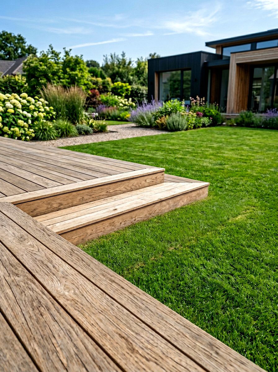 Low Profile Deck Stairs - 30 deck stair ideas