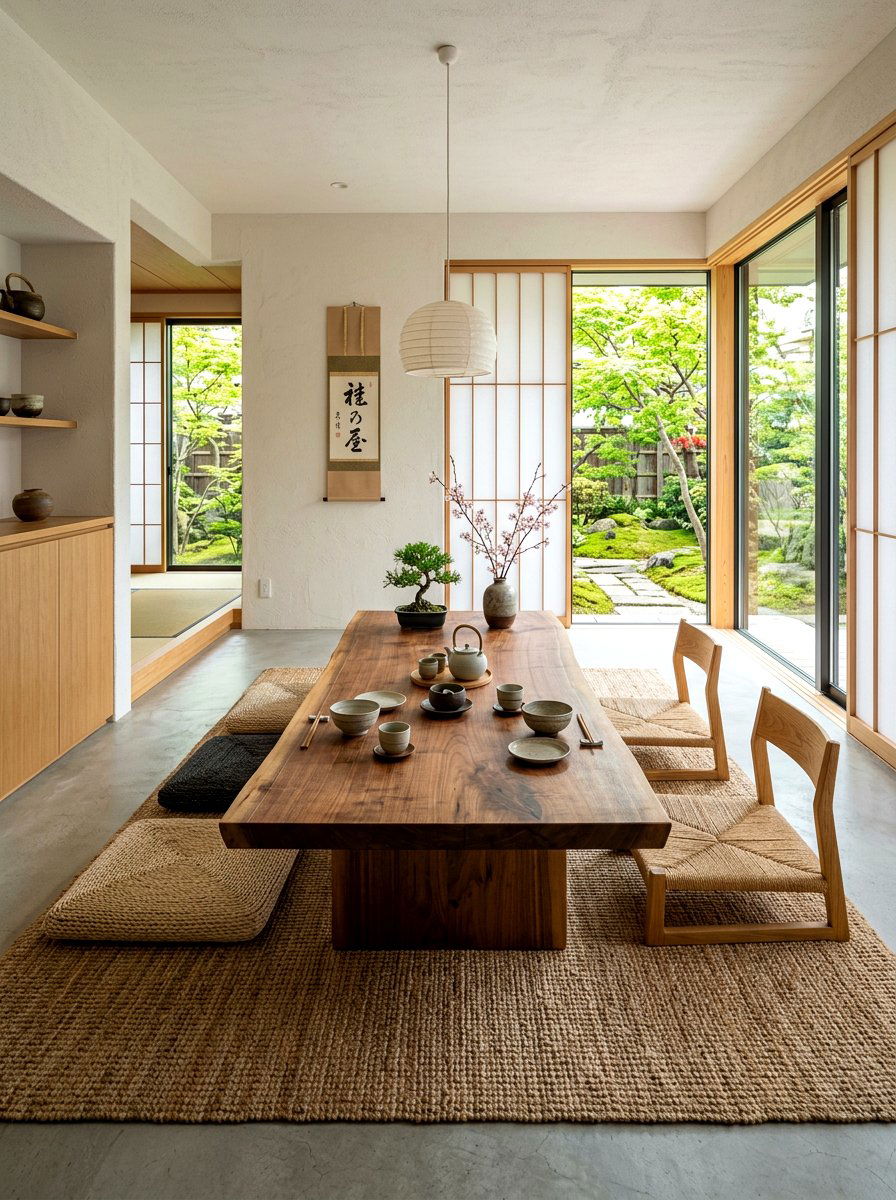 Low Profile Dining Table - 30 quiet luxury dining room ideas