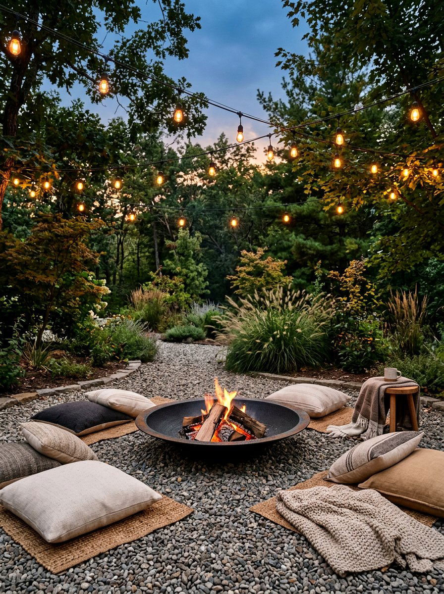 Low Profile Fire Pit - 30 modern fire pit ideas