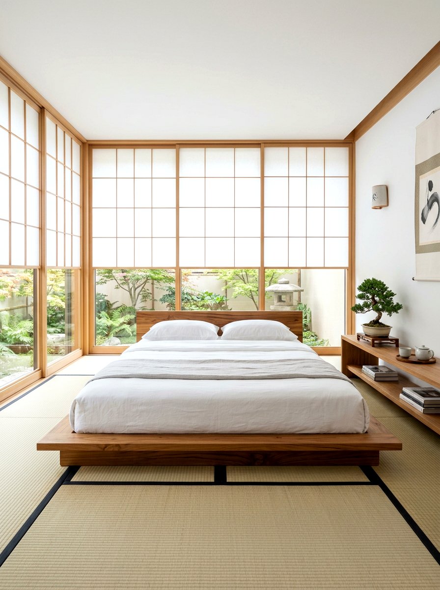 Low Profile Japanese Style Bed - 30 platform bed ideas