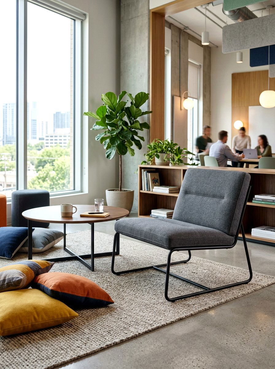 Low Profile Lounge Chair - 30 office guest chair ideas