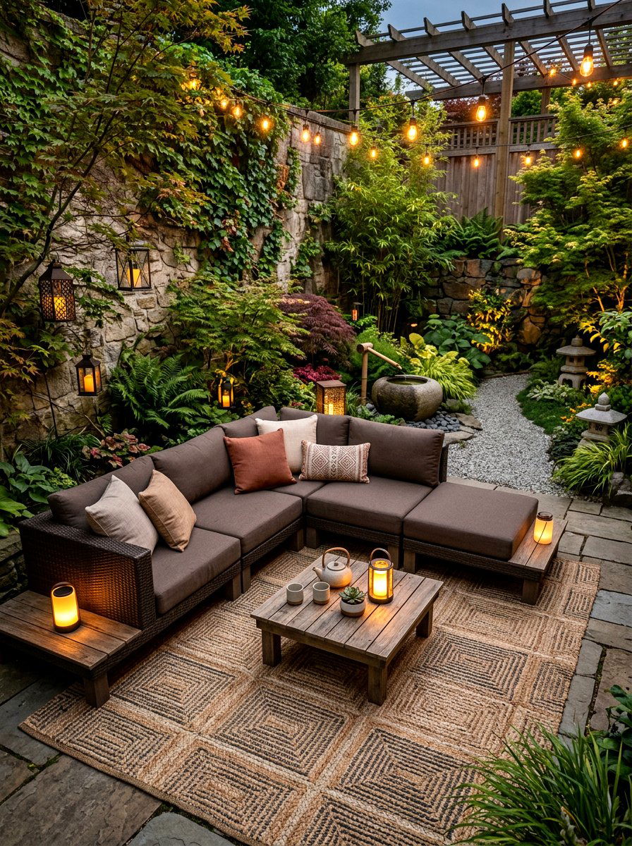Low Profile Patio Seating - 30 outdoor sectional ideas