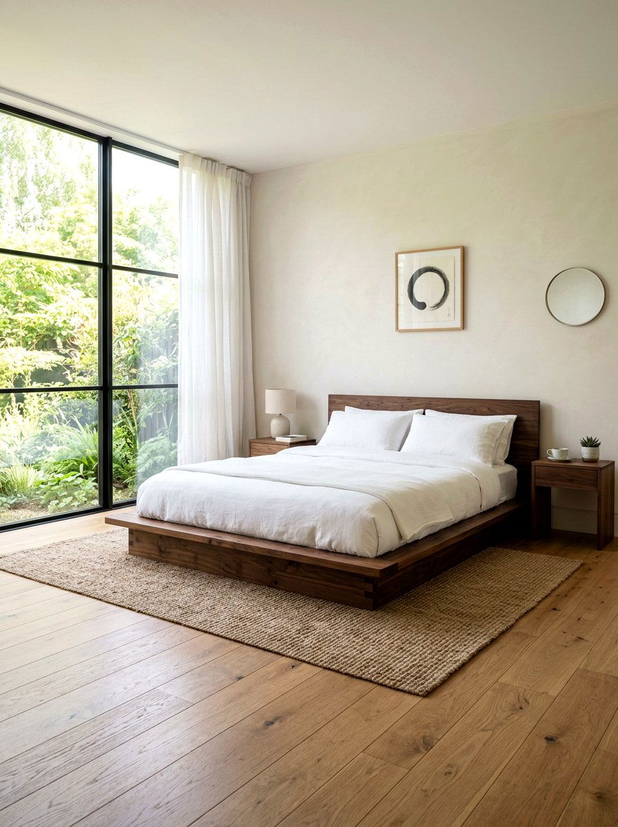 Low Profile Platform Bed - 30 low stimulation bedroom decor ideas