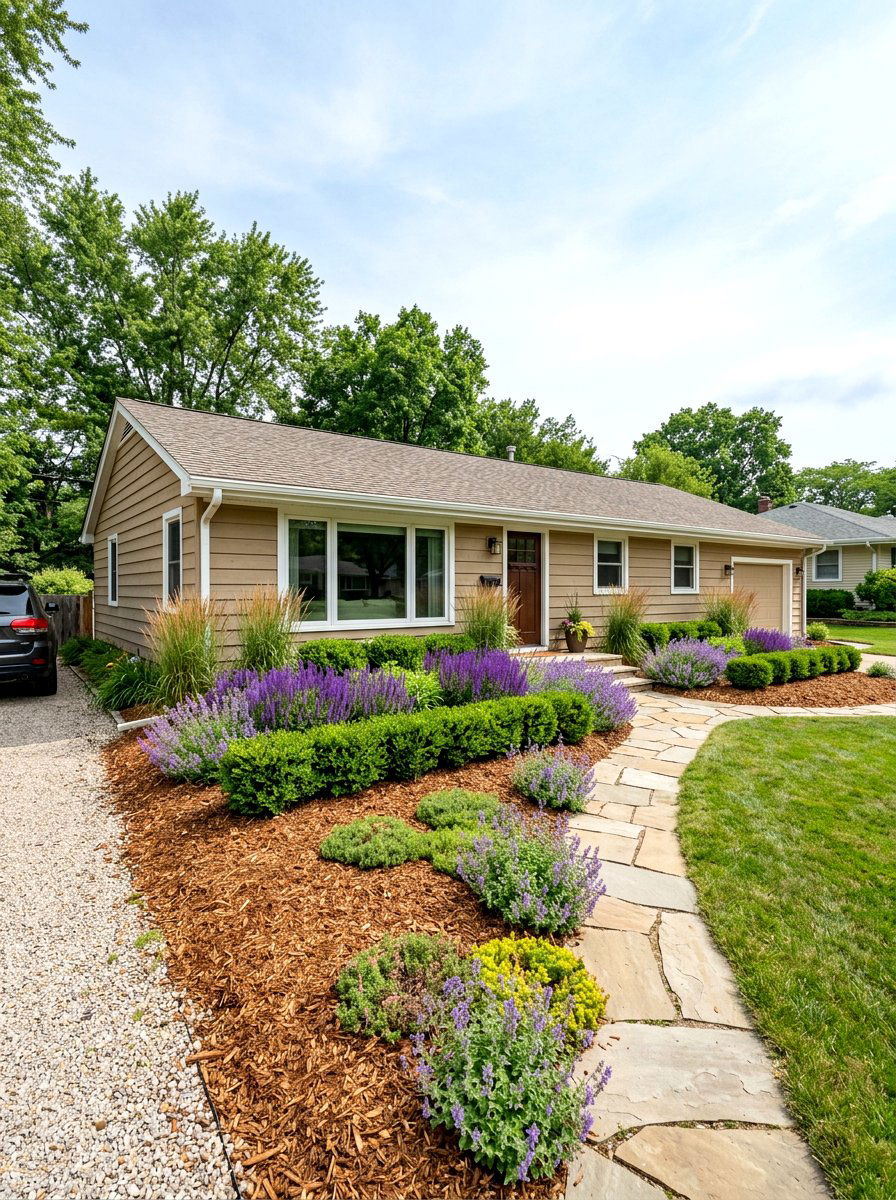 Low Profile Ranch House Landscaping - 30 ranch house curb appeal ideas