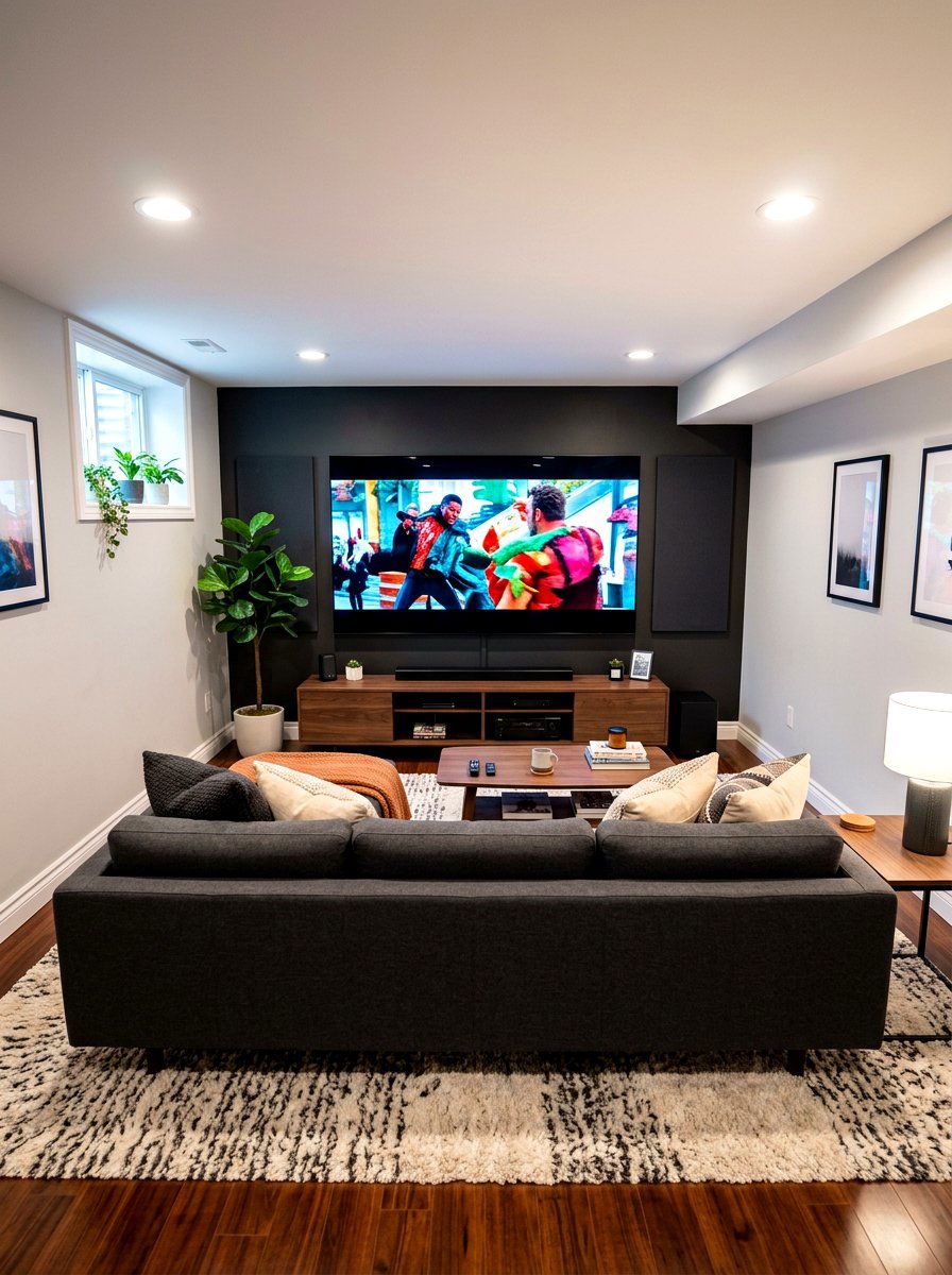 Low Profile Sofa - 30 low ceiling basement ideas