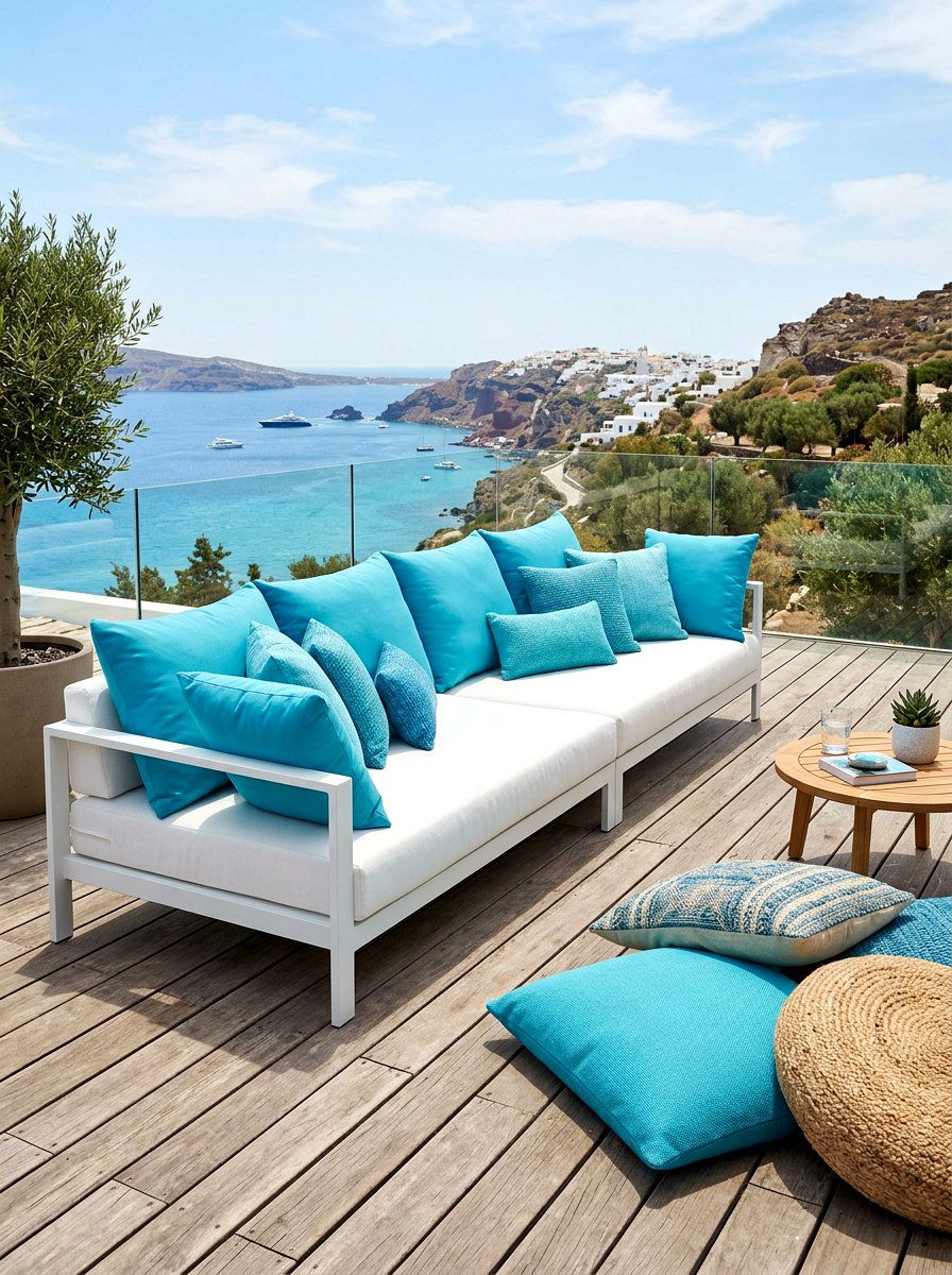 Low Profile Sofa - 30 deck furniture ideas