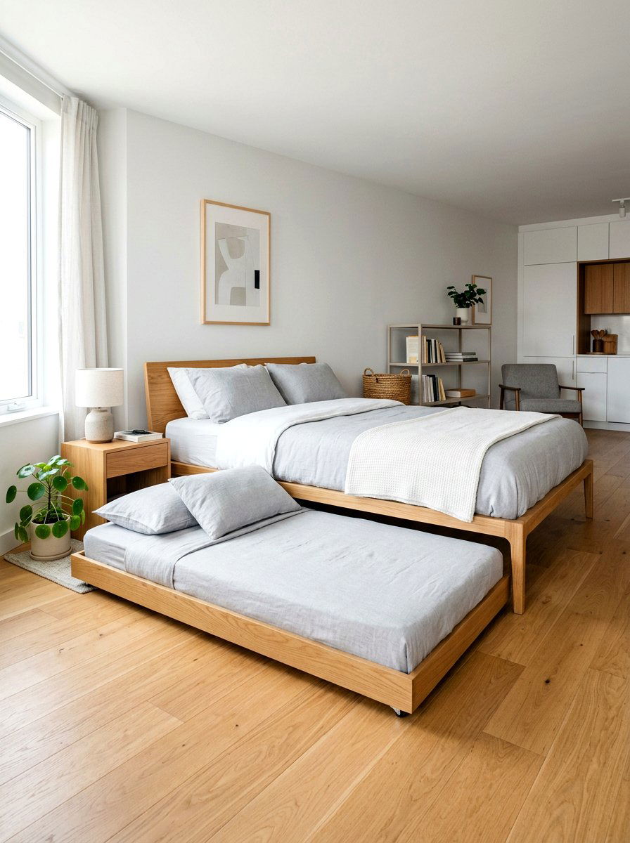 Low Profile Trundle Bed For Small Spaces - 30 trundle bed ideas