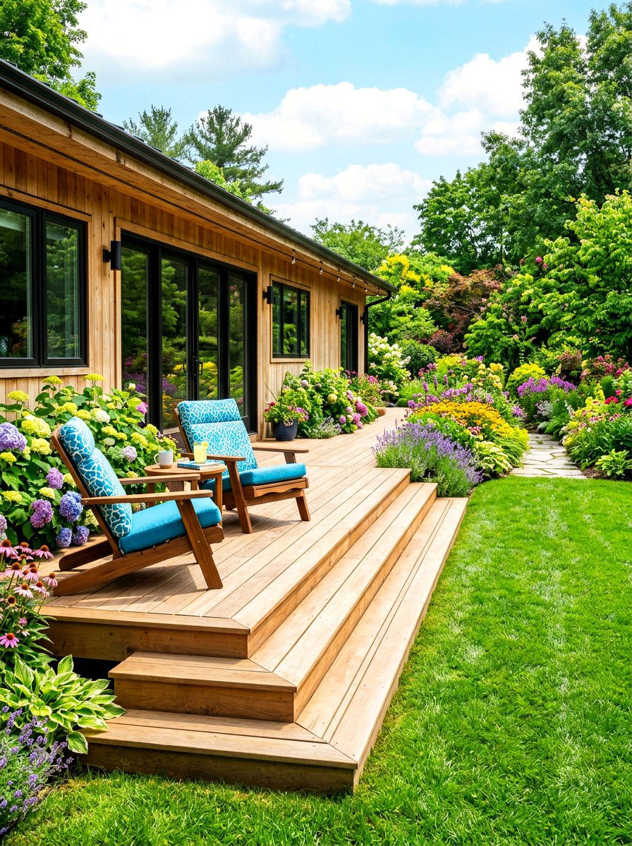Low Profile Wraparound Porch - 30 wraparound porch ideas