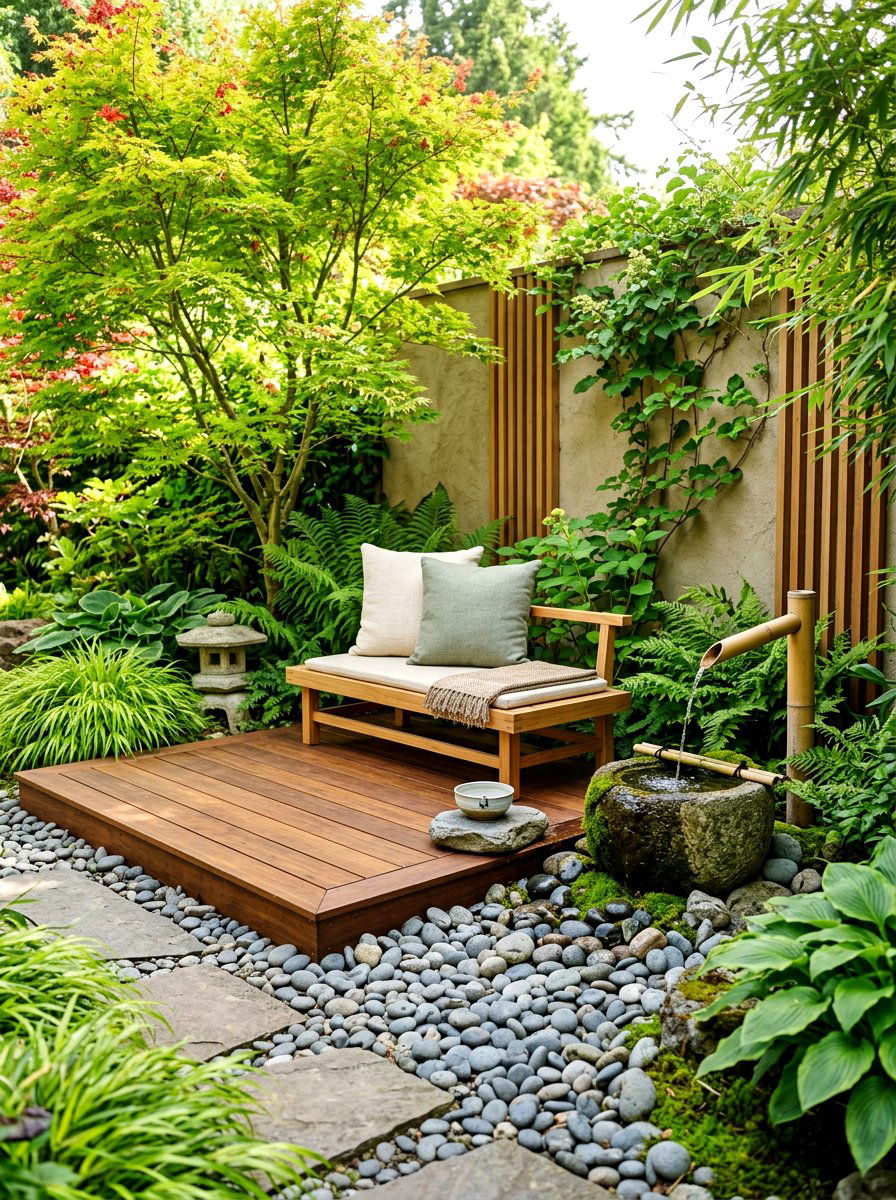 Low Profile Zen Deck Corner - 30 deck corner seating ideas