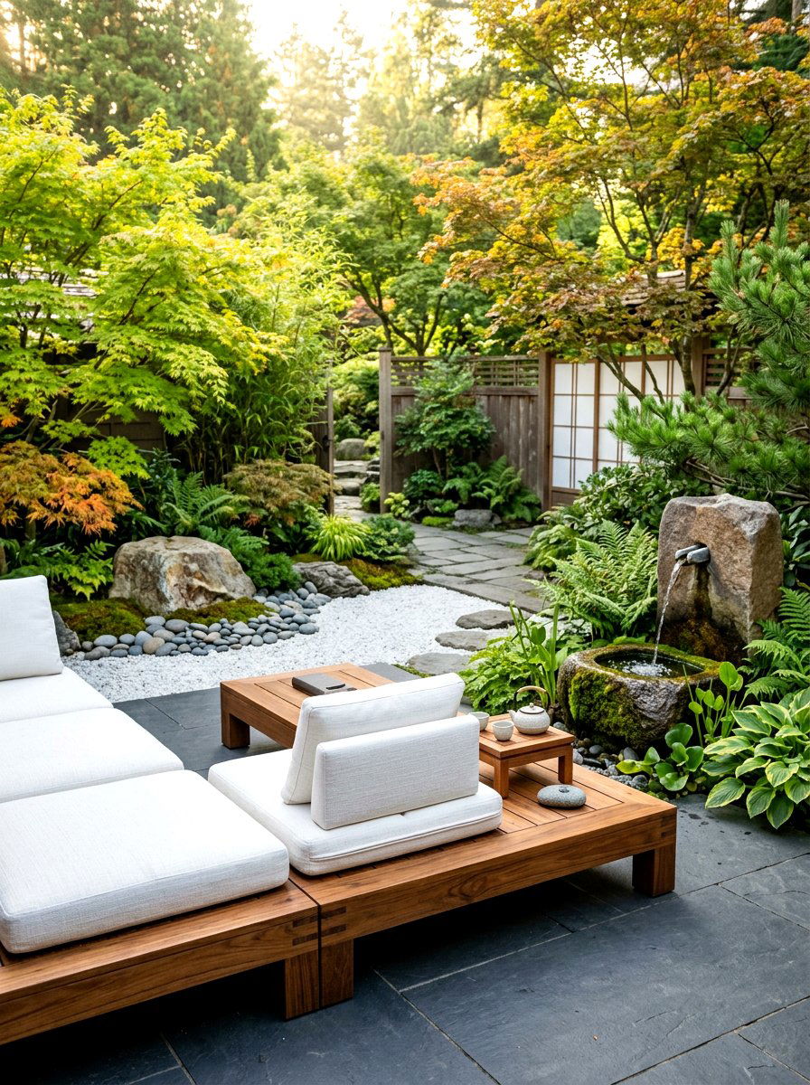 Low Profile Zen Seating - 30 compact patio furniture ideas