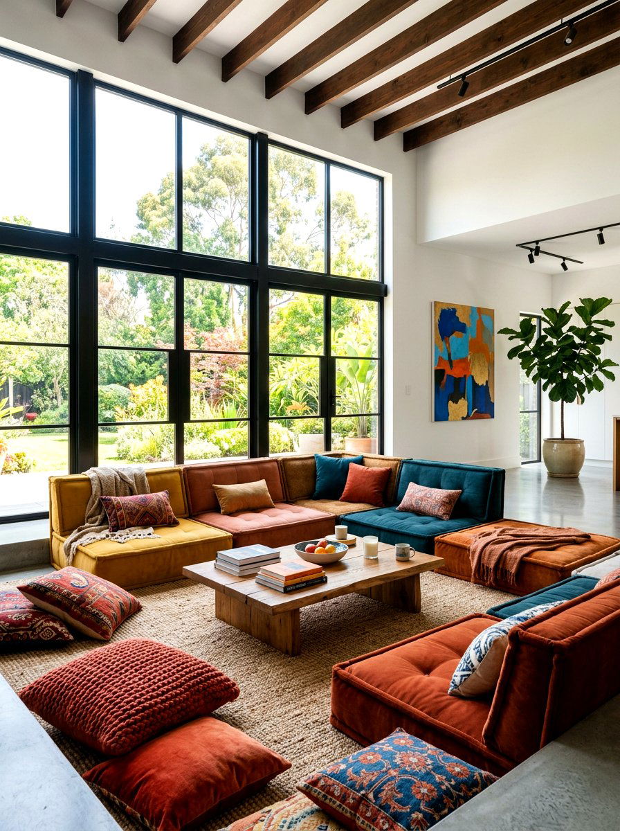 Low Slung Seating Living Room - 30 modern living room ideas
