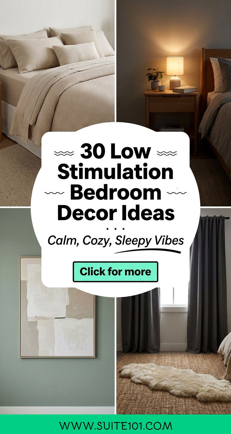 Low Stimulation Bedroom Decor Ideas 30 Calm Cozy Touches - Low Stimulation Bedroom Decor Ideas: 30 Calm, Cozy Touches