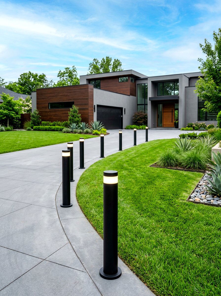 Low Voltage LED Bollards - 30 pathway lighting ideas