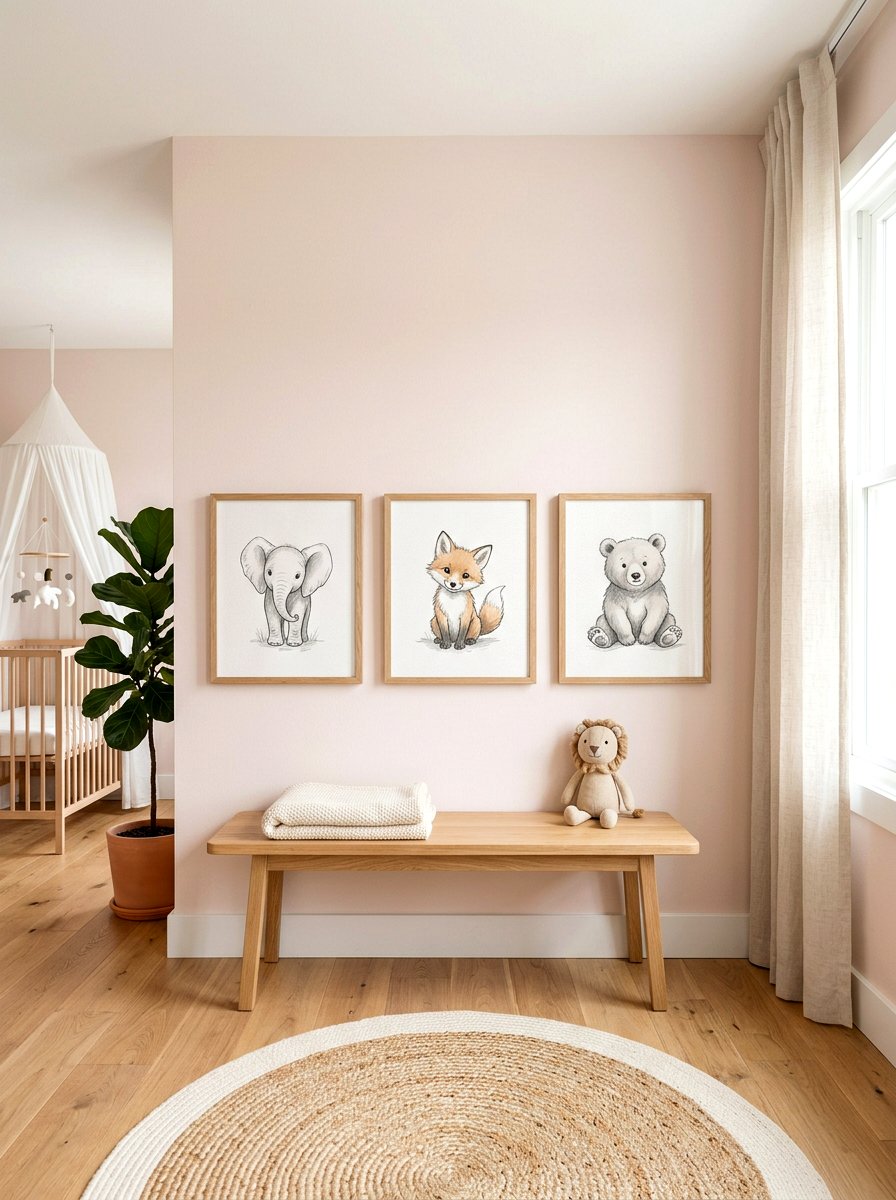 Low Wall Art - 30 montessori bedroom ideas