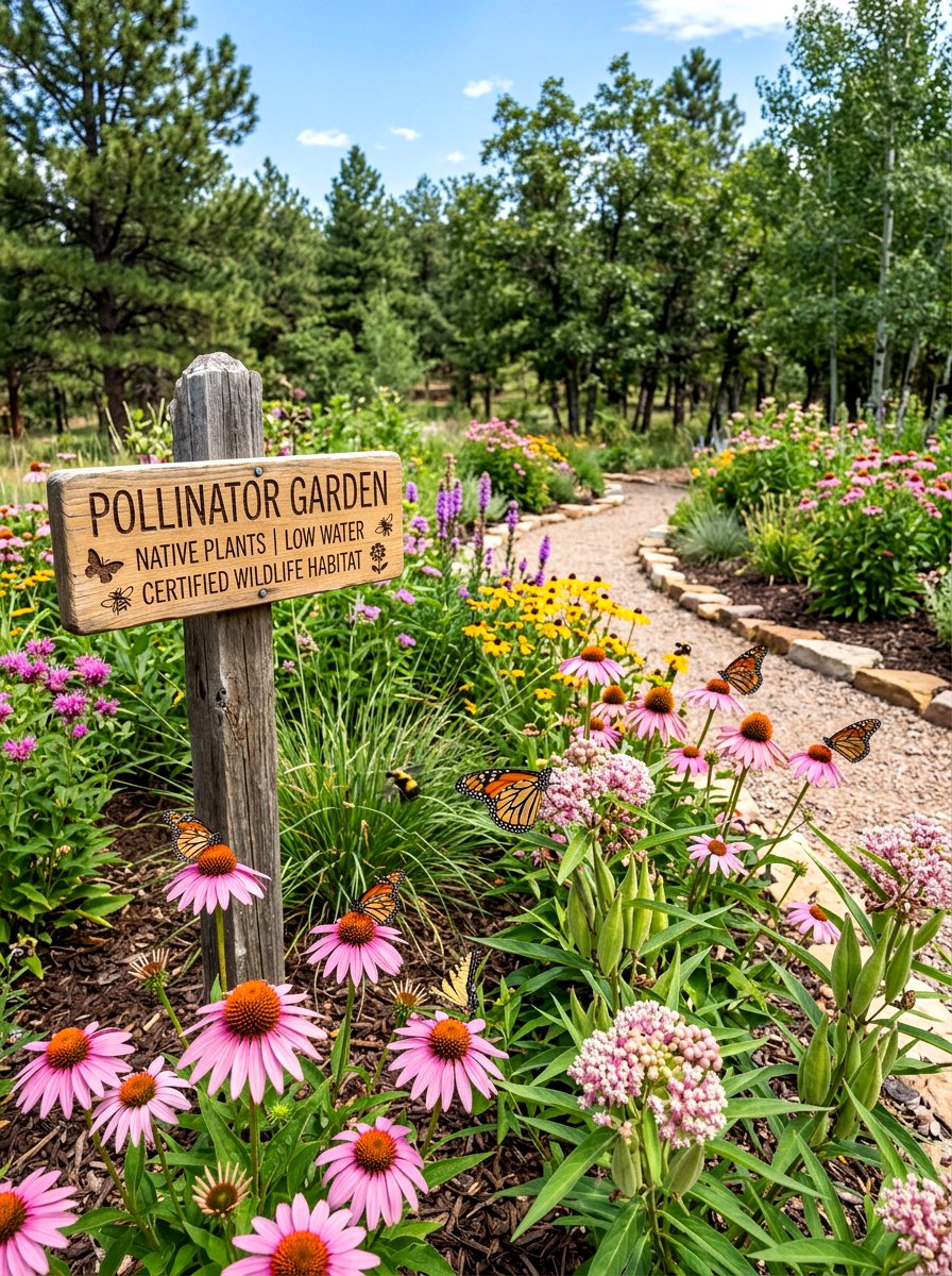 Low Water Pollinator Garden - 30 drought tolerant landscaping ideas