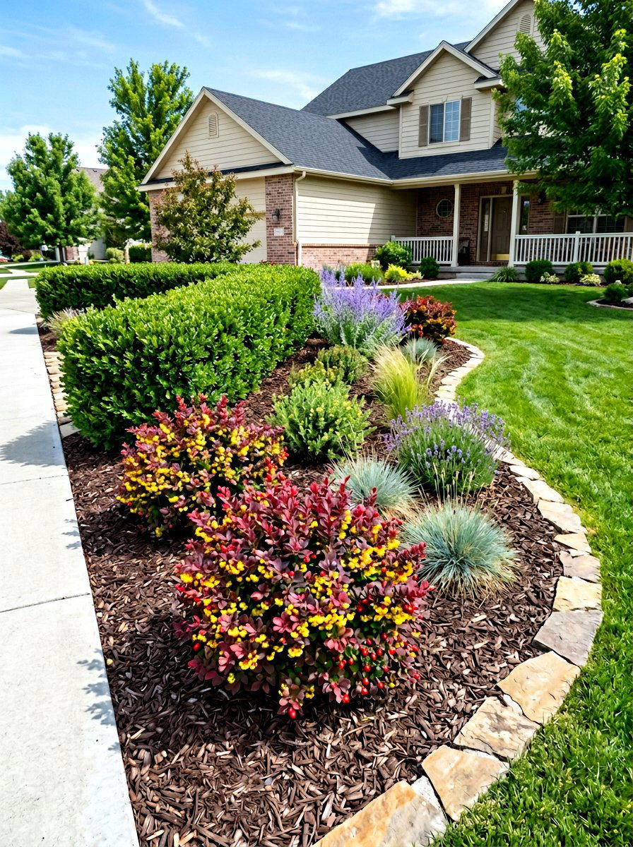 Low Water Shrubbery - 30 xeriscape garden ideas