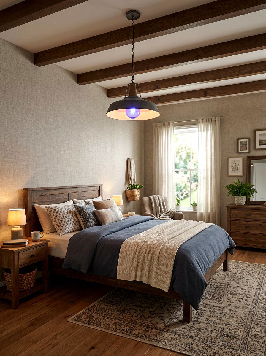 Low blue light bulb - 30 circadian bedroom lighting ideas