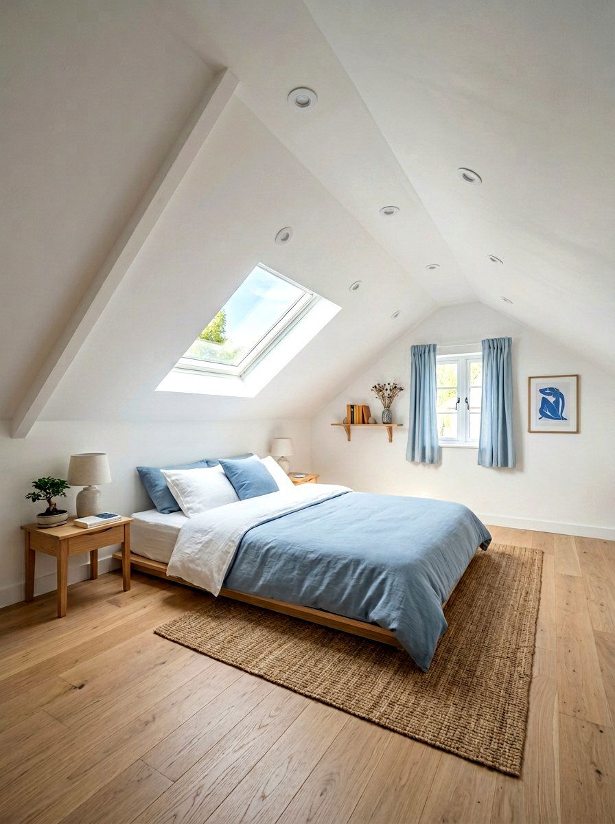 Low ceiling attic bedroom - 30 attic guest room ideas
