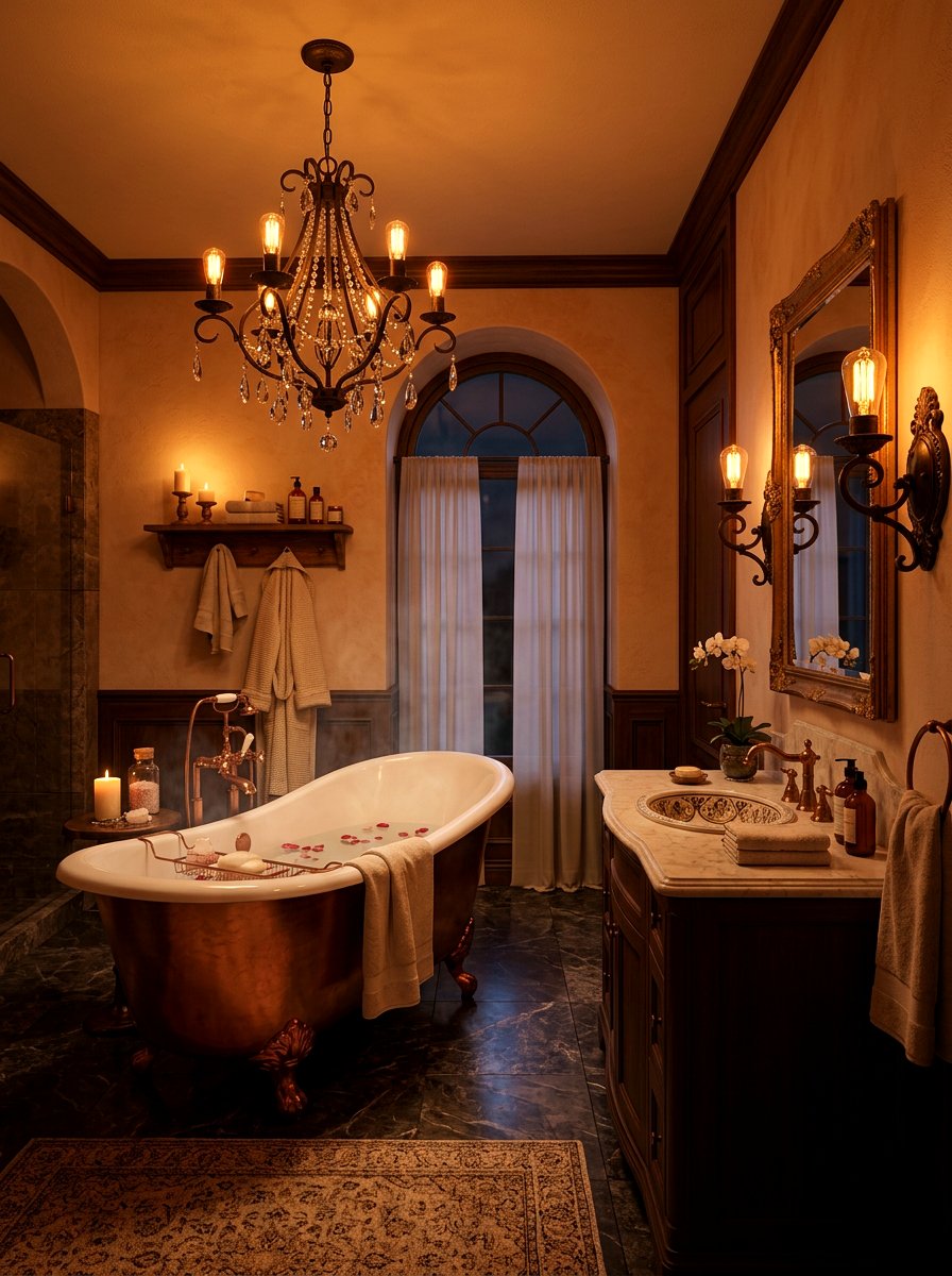 Low kelvin bathroom bulb - 30 circadian bathroom lighting ideas