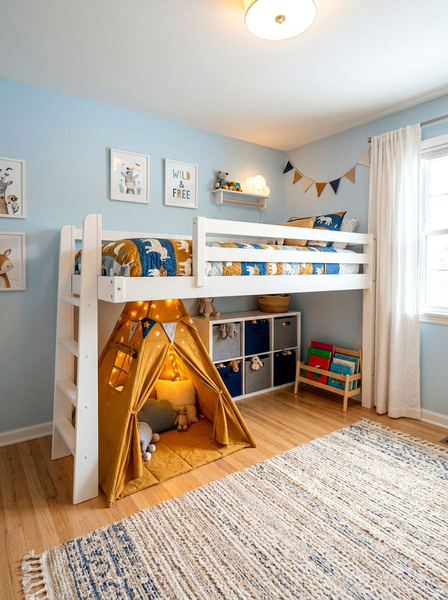 Low loft bed - 30 loft bed ideas