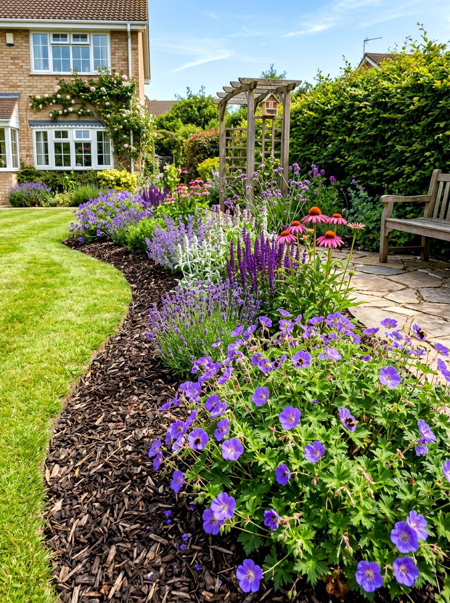 Low maintenance bee border - 30 bee garden border ideas