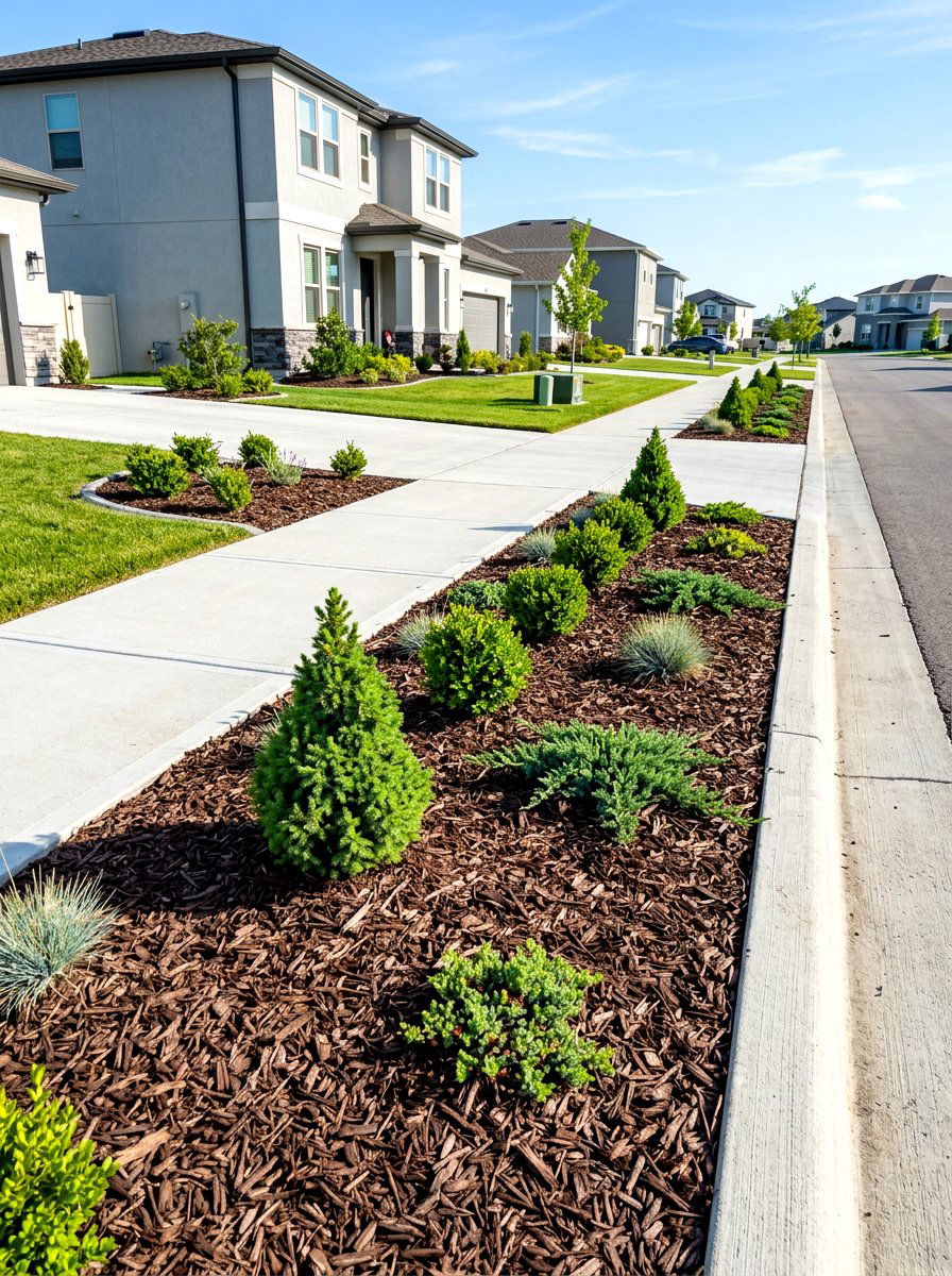 Low maintenance curb strip - 30 curb strip planting ideas