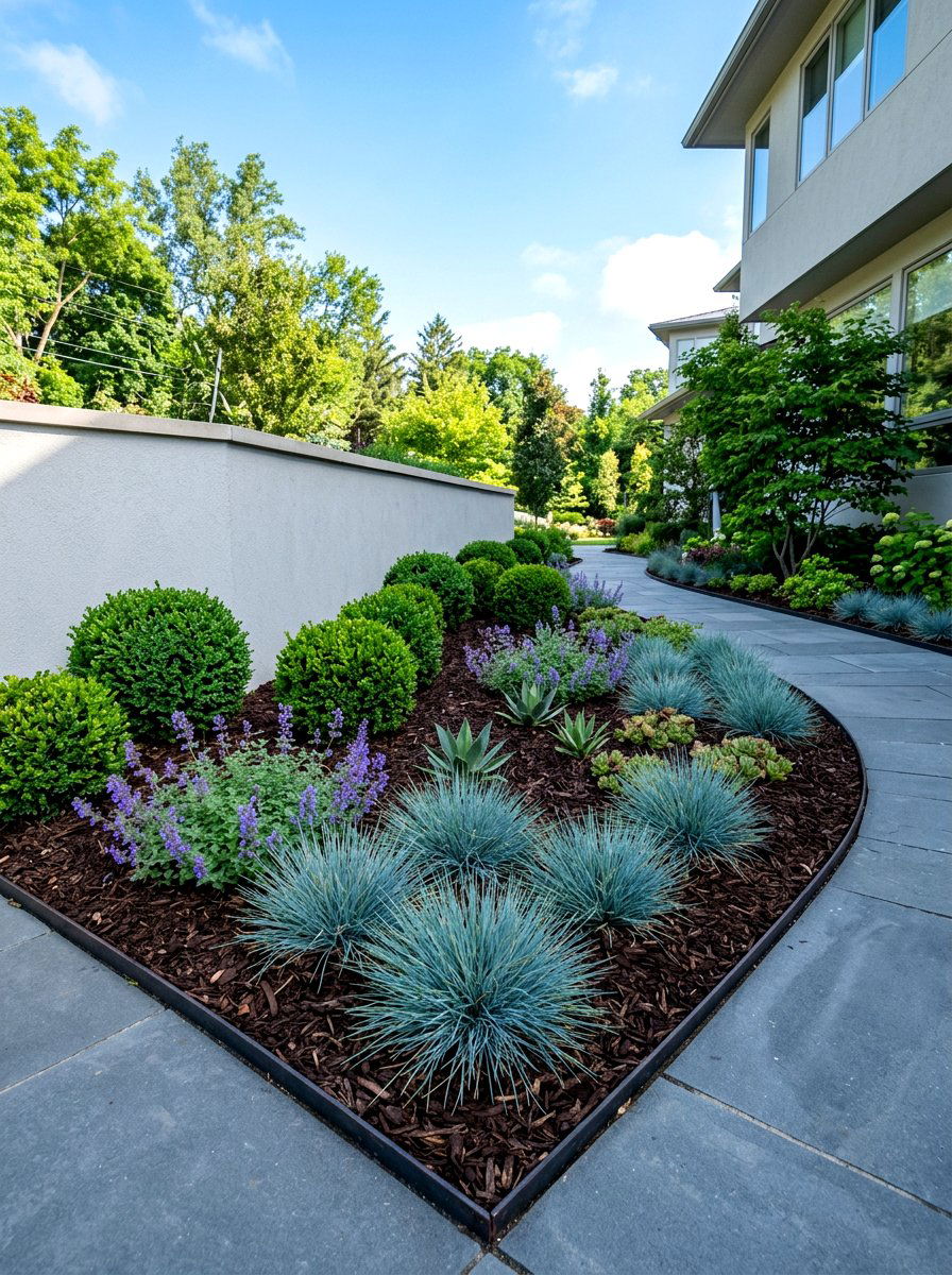Low maintenance flower bed - 30 corner flower bed ideas
