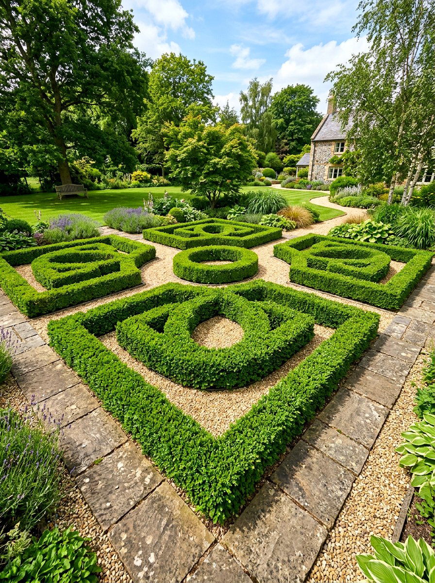 Low maintenance knot garden - 30 knot garden ideas